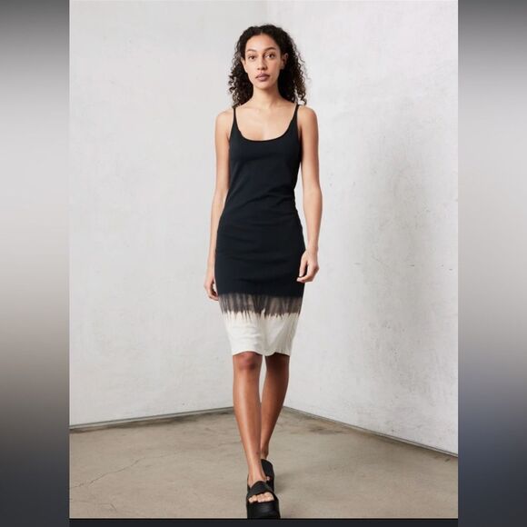 Raquel Allegra layering tank dress black horizon tie dye size 1 - Picture 1 of 6